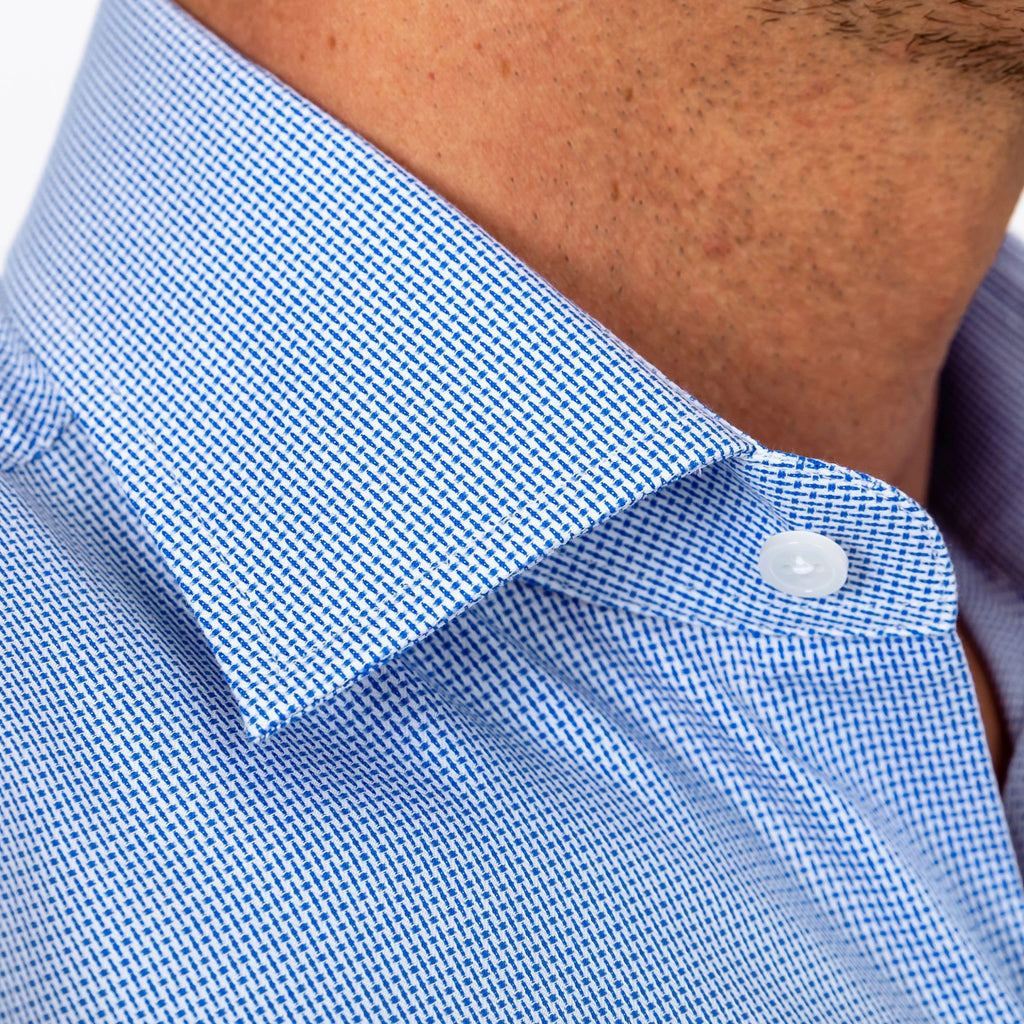 The Blue Racton Dobby Casual Shirt Casual Shirt- Ledbury