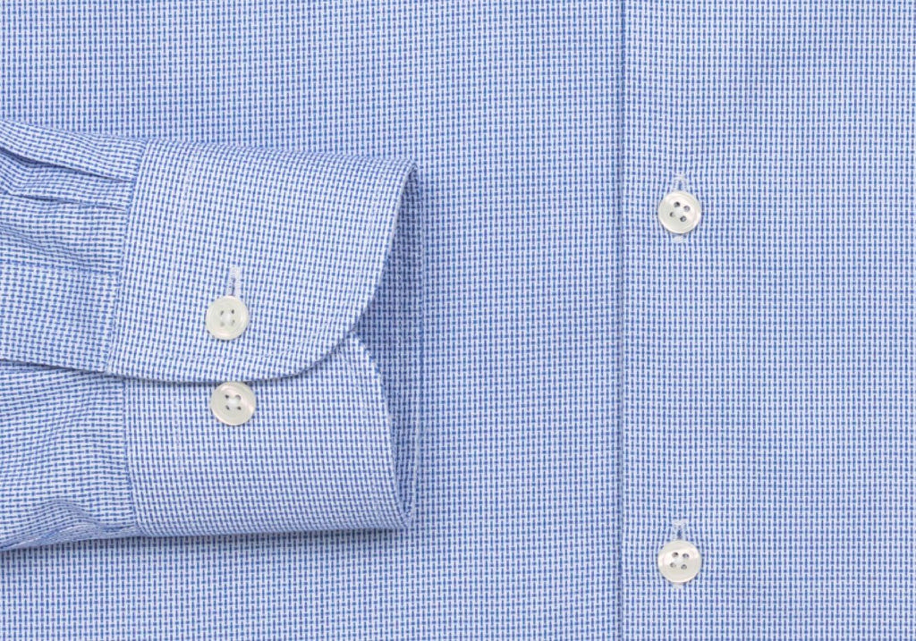 The Blue Racton Dobby Casual Shirt Casual Shirt- Ledbury