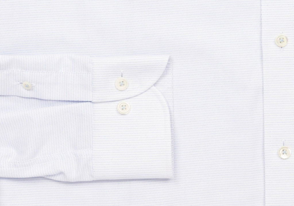 The Light Blue Glenmont Dobby Dot Dress Shirt Dress Shirt- Ledbury