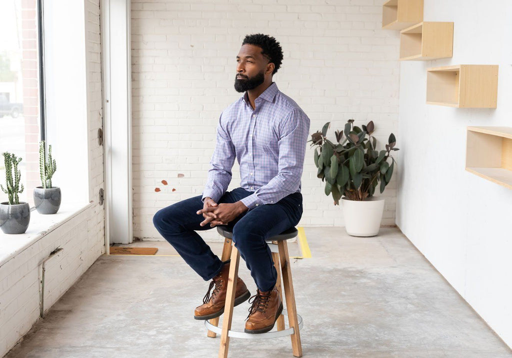 The Thistle Kendrick Check Casual Shirt Casual Shirt- Ledbury