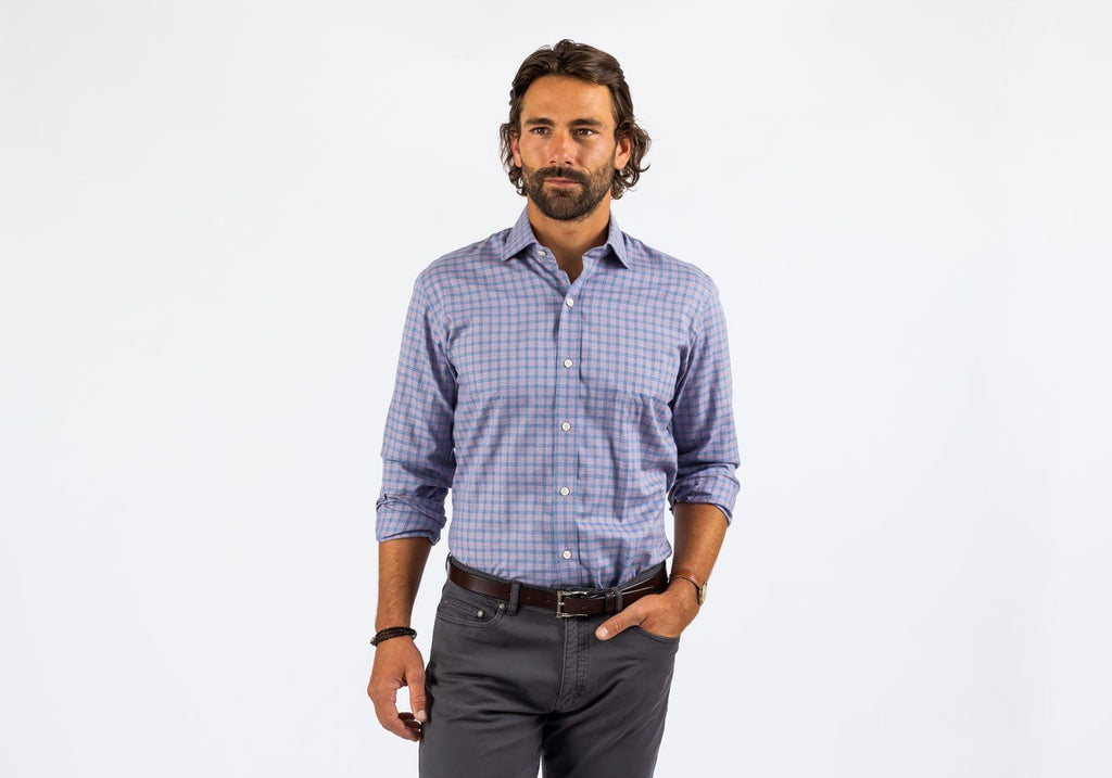 The Thistle Kendrick Check Casual Shirt Casual Shirt- Ledbury