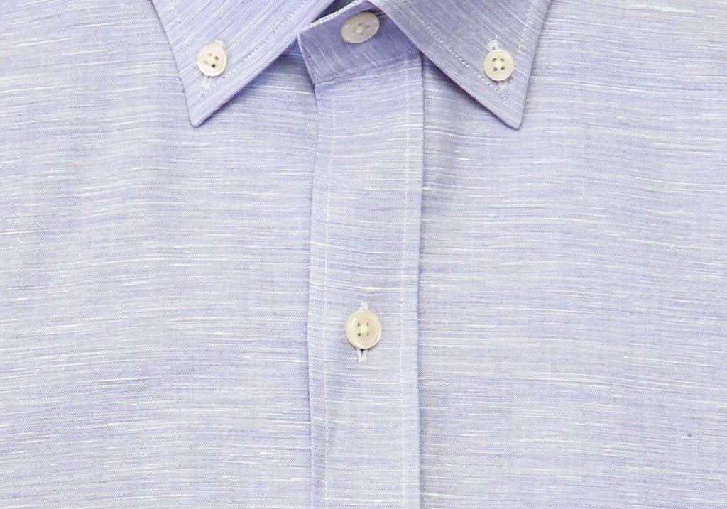 The Light Blue Heather Lanvale Cotton Linen Casual Shirt Casual Shirt- Ledbury