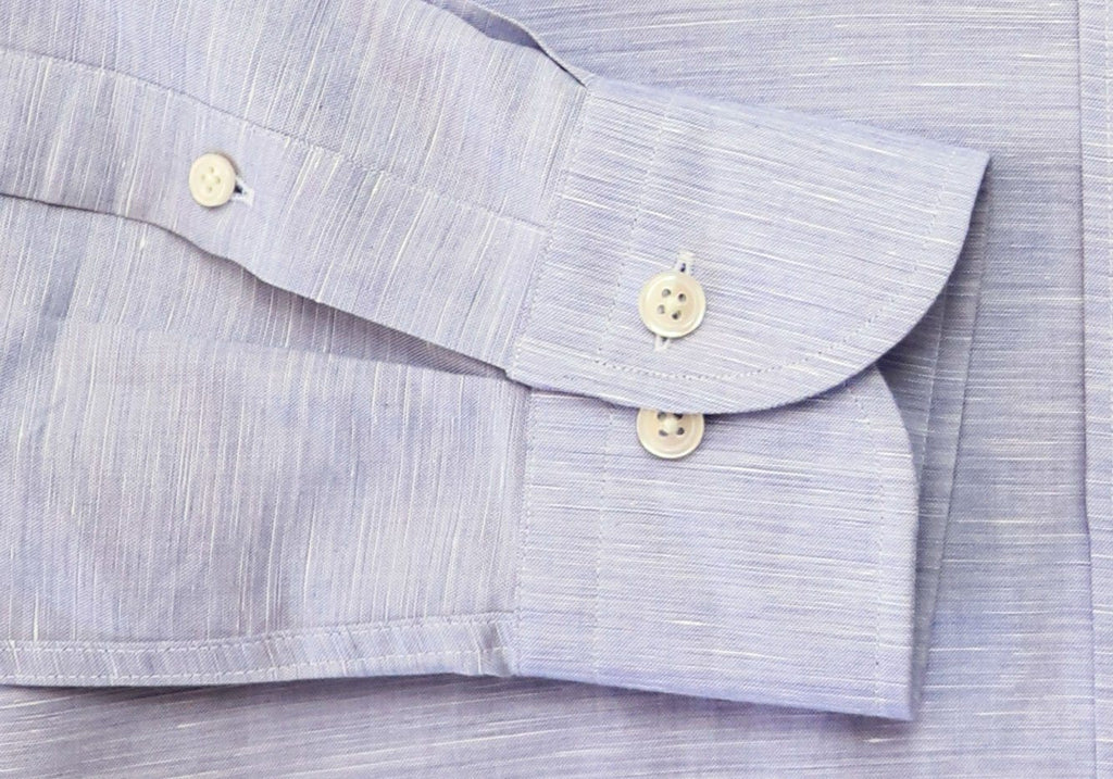 The Light Blue Heather Lanvale Cotton Linen Casual Shirt Casual Shirt- Ledbury
