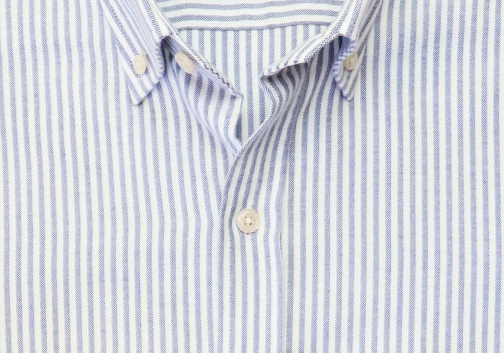 The Dark Blue Gannon Stripe Casual Shirt Casual Shirt- Ledbury