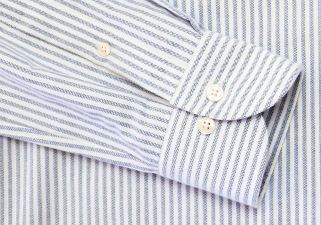 The Dark Blue Gannon Stripe Casual Shirt Casual Shirt- Ledbury