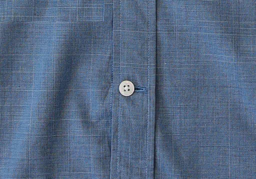 The Navy Dorado Micro Houndstooth Dress Shirt Dress Shirt- Ledbury