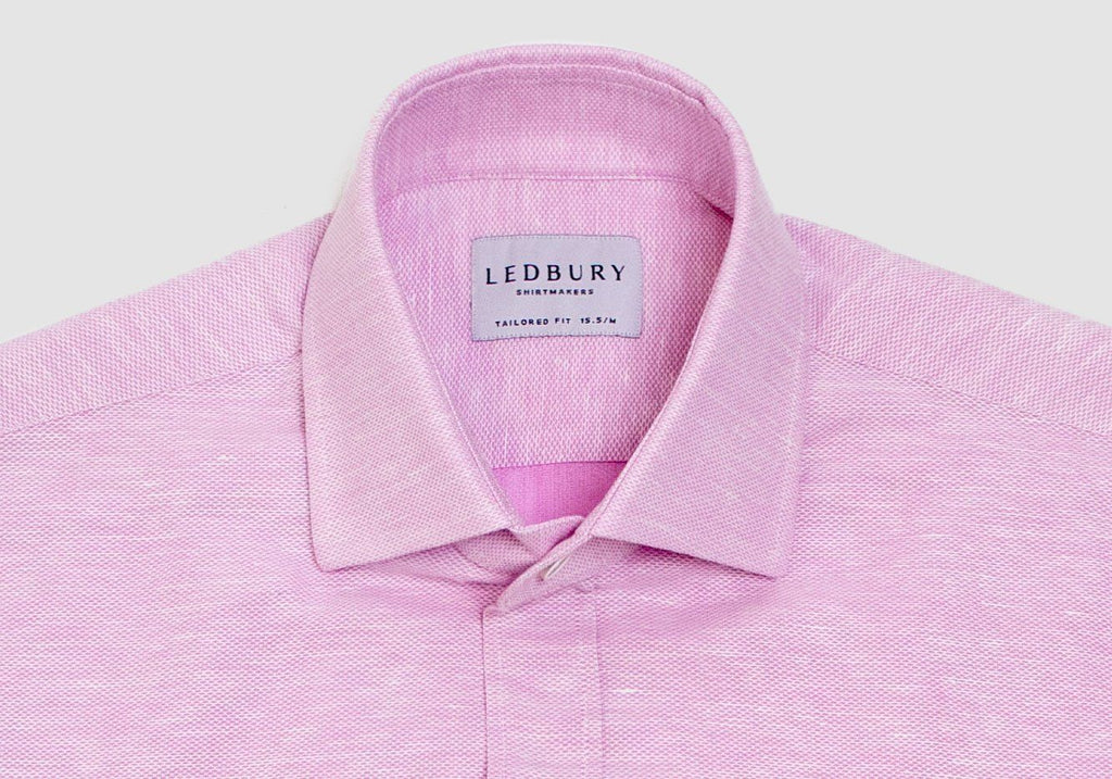 The Pink Clevenger Cotton Linen Casual Shirt Casual Shirt- Ledbury