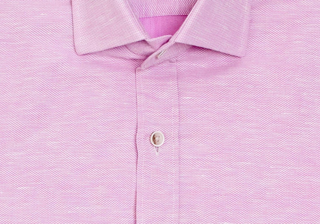 The Pink Clevenger Cotton Linen Casual Shirt Casual Shirt- Ledbury