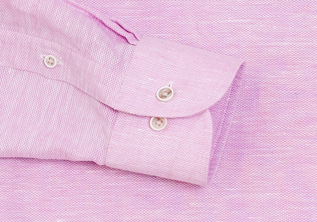 The Pink Clevenger Cotton Linen Casual Shirt Casual Shirt- Ledbury