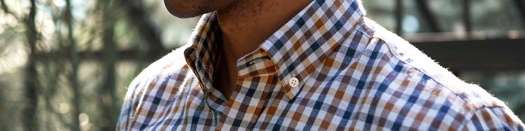 The Soft Brown Kyger Check Casual Shirt Casual Shirt- Ledbury
