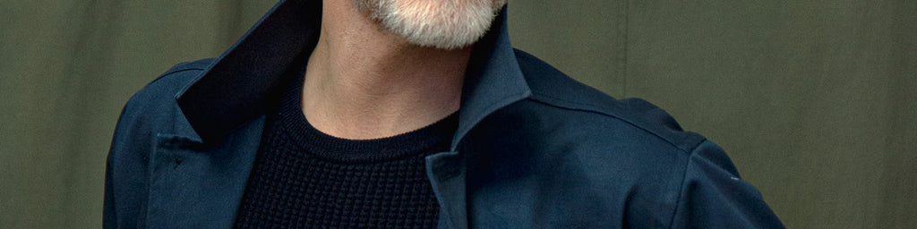 The Navy Foster Shirt Jacket Casual Shirt- Ledbury