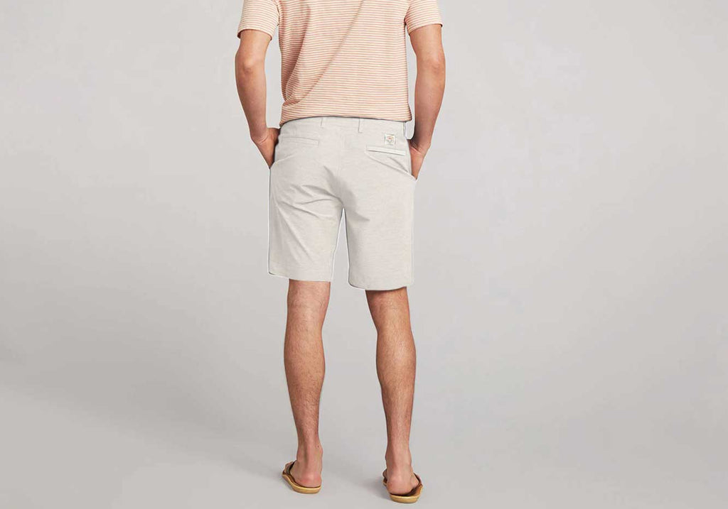 Faherty Stone Belt Loop All Day Short 9" Short- Ledbury