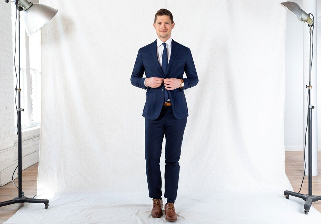 The Pink Carrington Windowpane Dress Shirt Dress Shirt- Ledbury