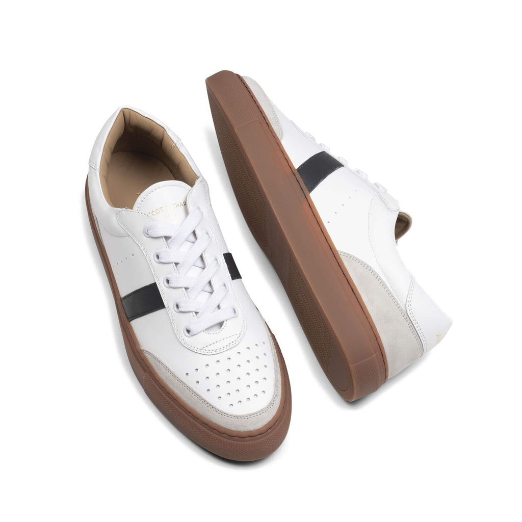 Ascot X Charlie Black Gum Sole Hero Sneakers Footwear- Ledbury