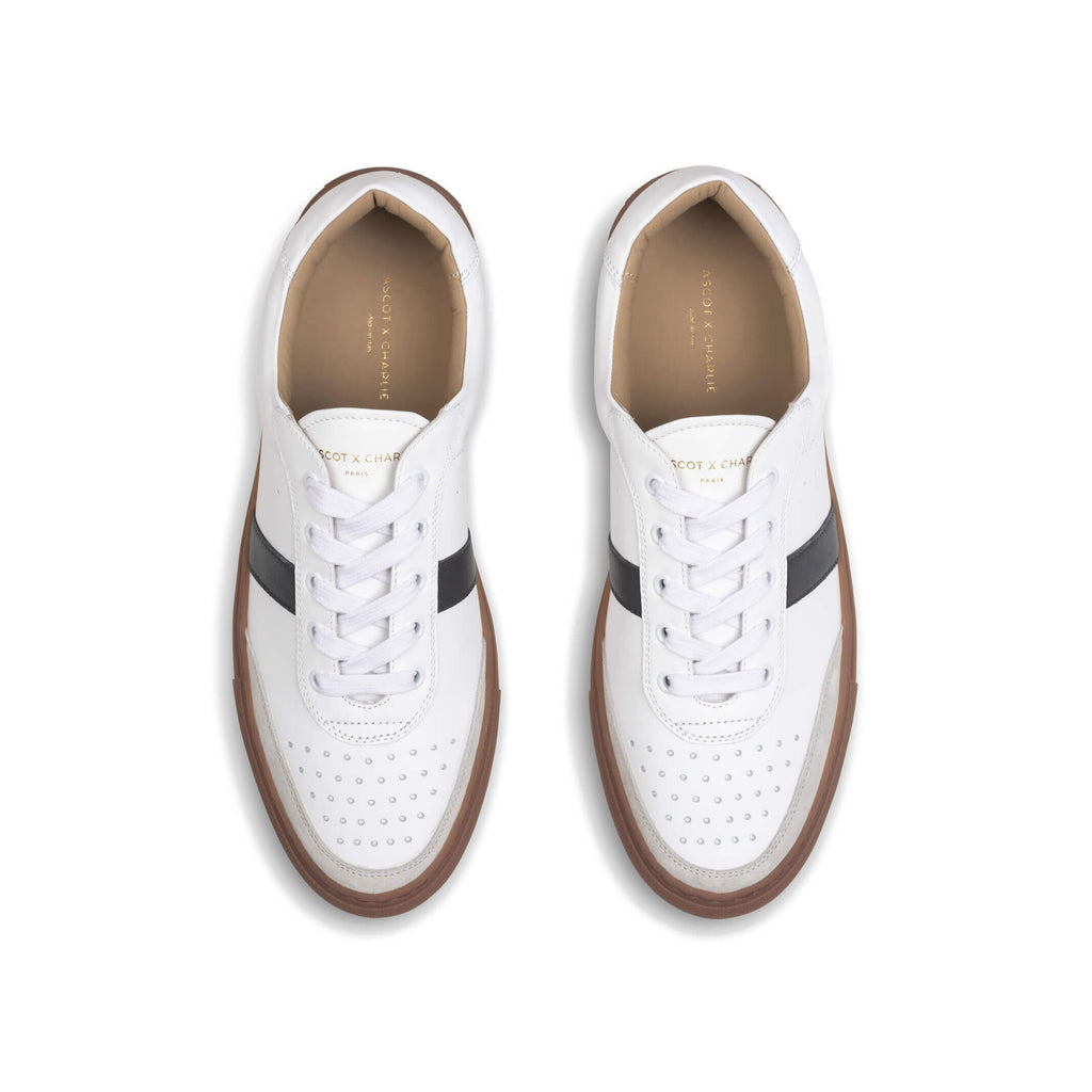 Ascot X Charlie Black Gum Sole Hero Sneakers Footwear- Ledbury