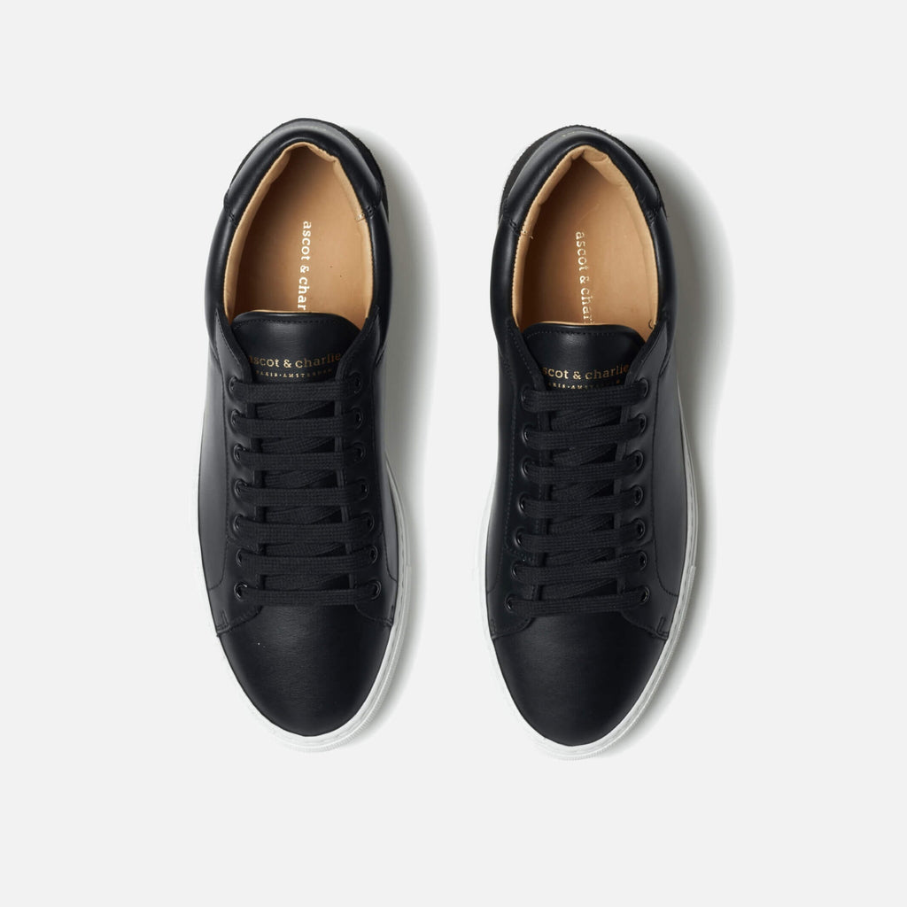 Ascot X Charlie Black Lione Sneakers Footwear- Ledbury