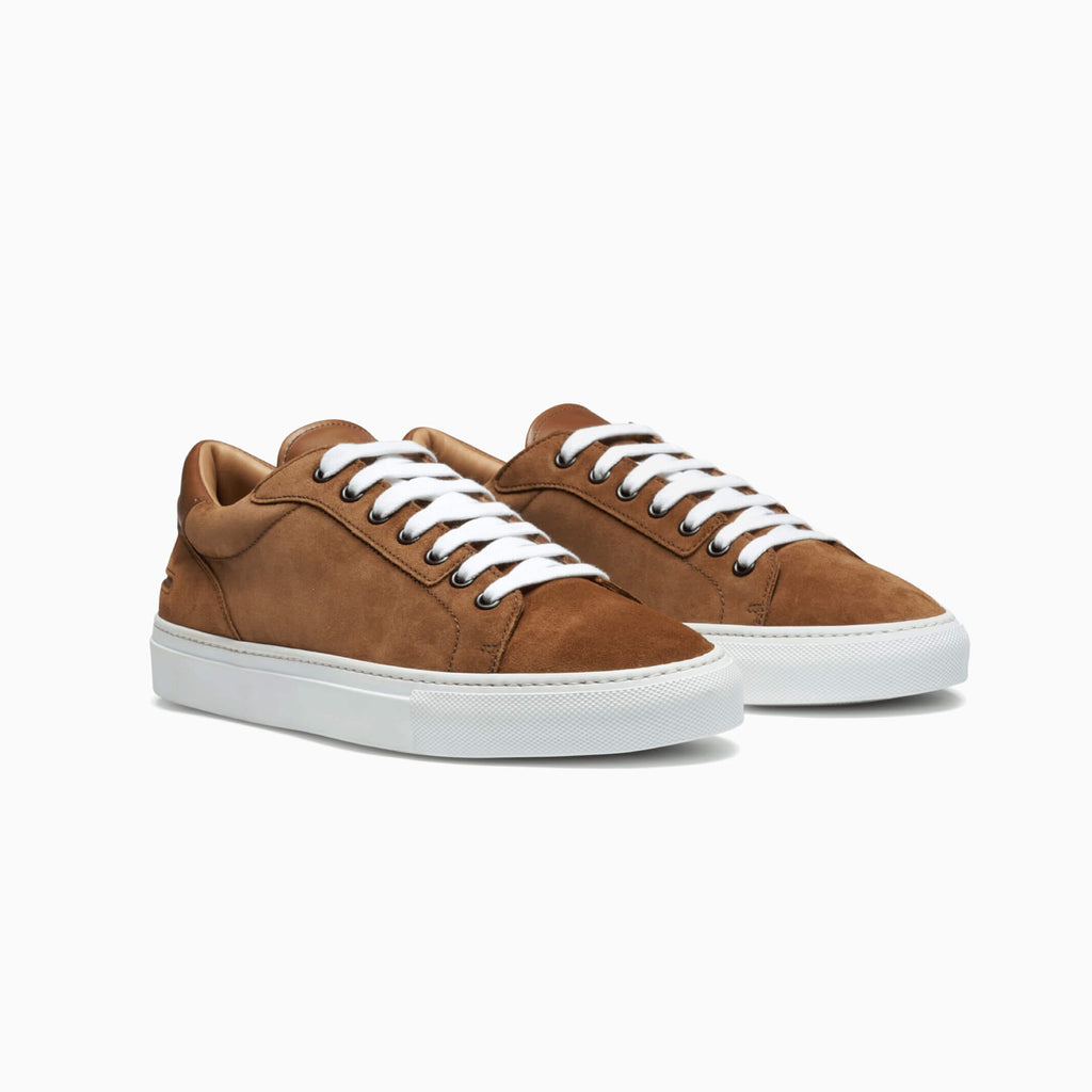 Ascot X Charlie Tan Suede Lione Sneakers Footwear- Ledbury