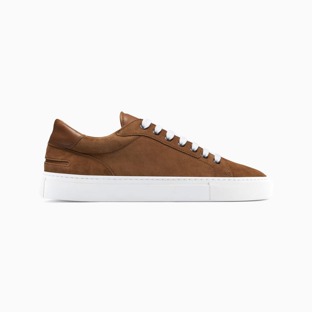 Ascot X Charlie Tan Suede Lione Sneakers Footwear- Ledbury