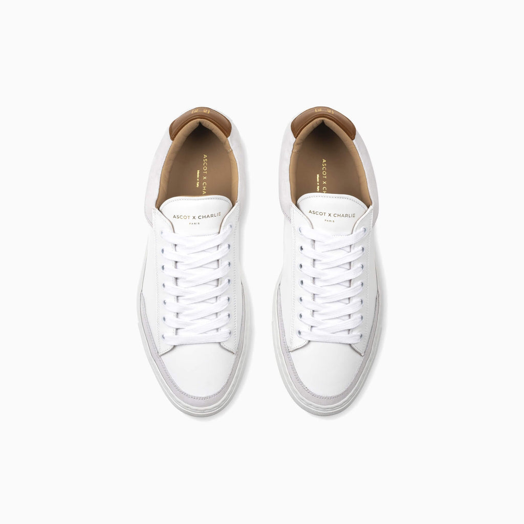 Ascot X Charlie White & Tan Soho Sneakers Footwear- Ledbury