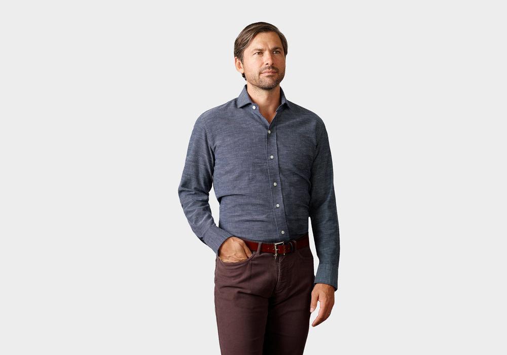 The Blue Danvers Casual Shirt Casual Shirt- Ledbury