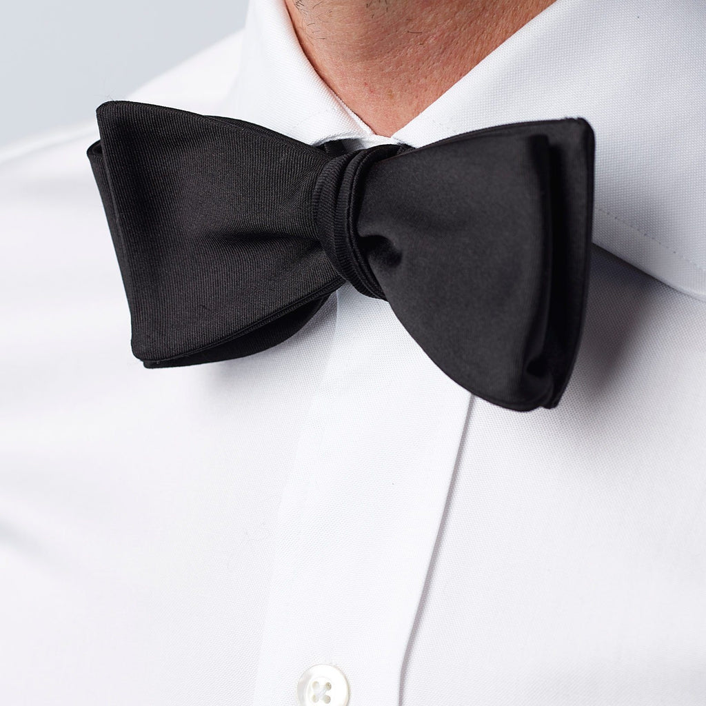 The Black Monroe Bow Tie Tie- Ledbury
