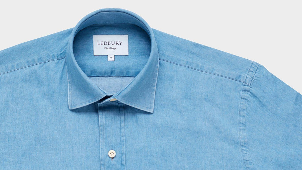 The Bowen Denim Slim Casual Shirt Casual Shirt- Ledbury