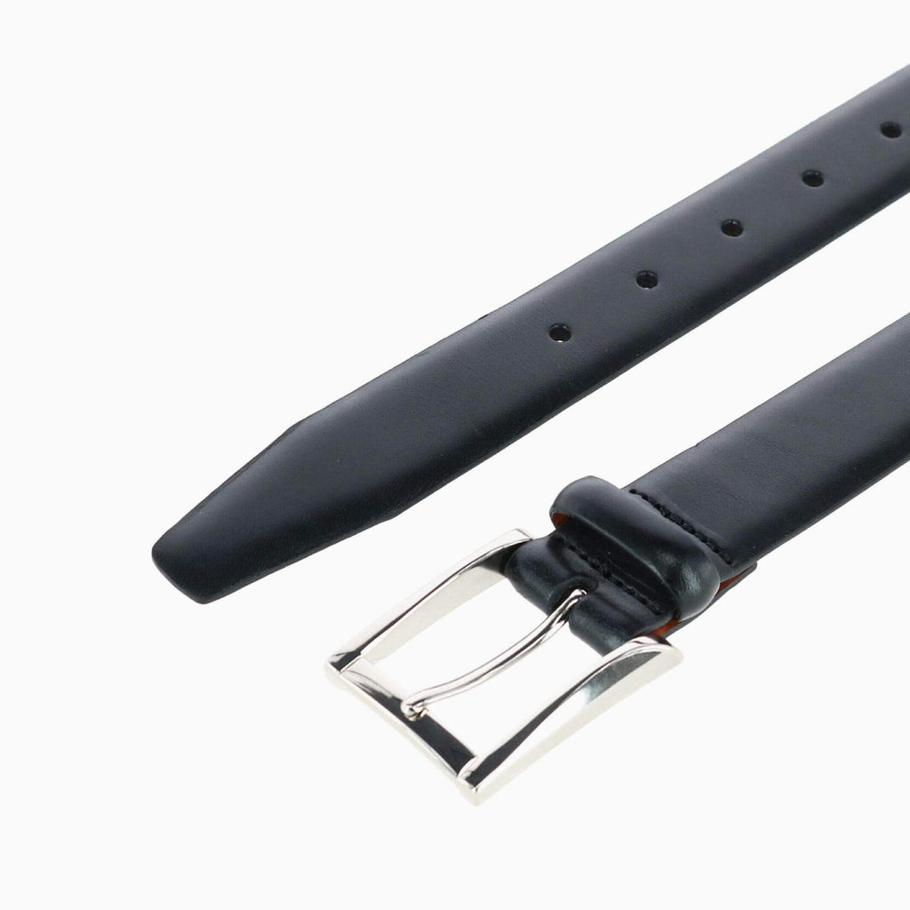 Trafalgar Broderick Black Leather Dress Belt Belt- Ledbury