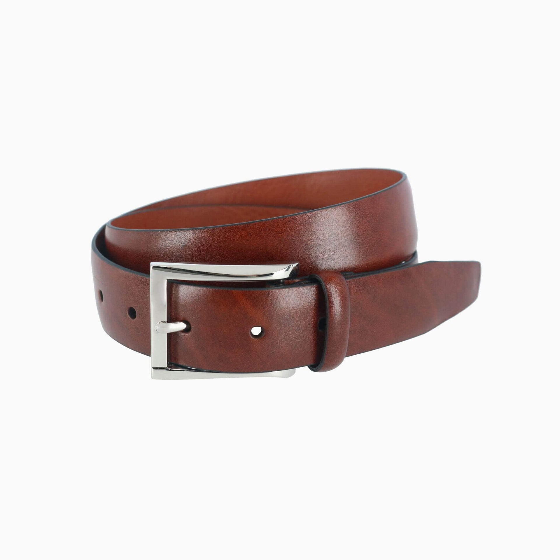 Trafalgar Men's Broderick 32mm Leather Dress Belt, 40
