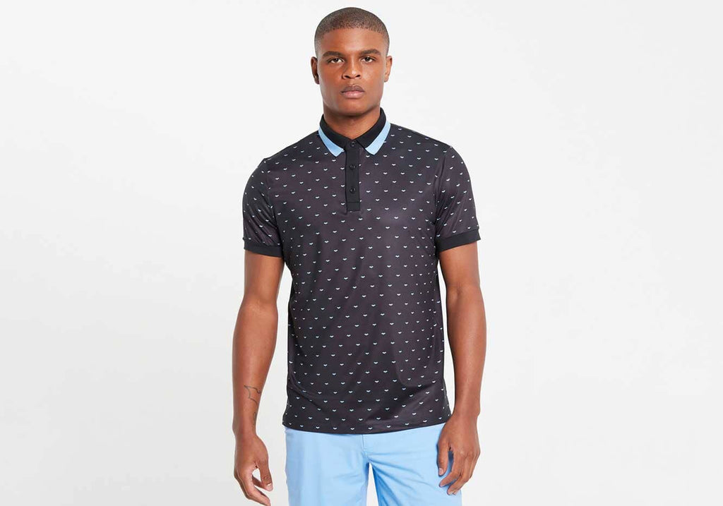 Redvanly Butler Polo in Black Polo- Ledbury