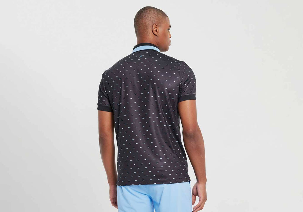 Redvanly Butler Polo in Black Polo- Ledbury