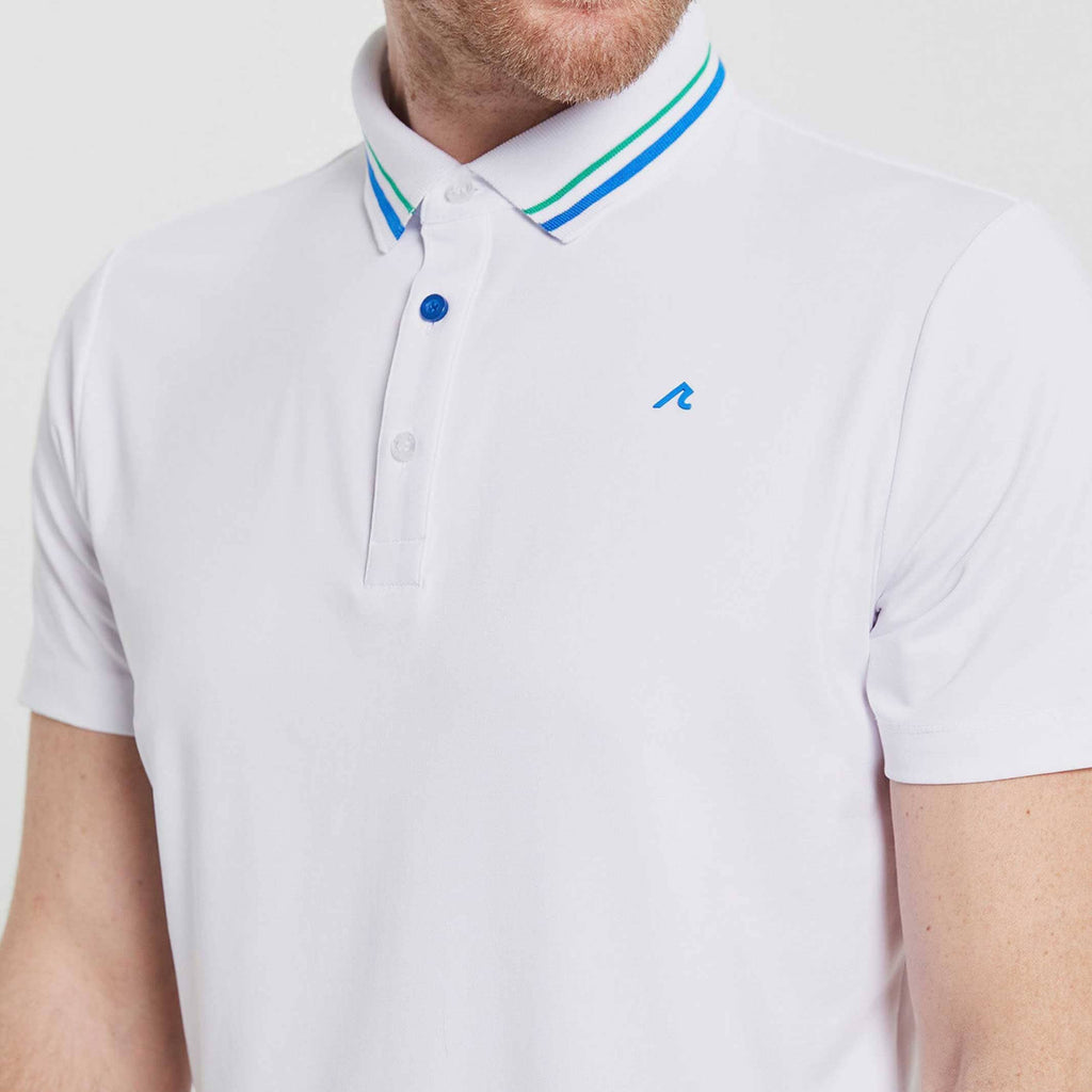 Redvanly Cadman Polo in Bright White Polo- Ledbury