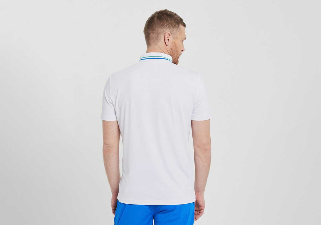 Redvanly Cadman Polo in Bright White Polo- Ledbury
