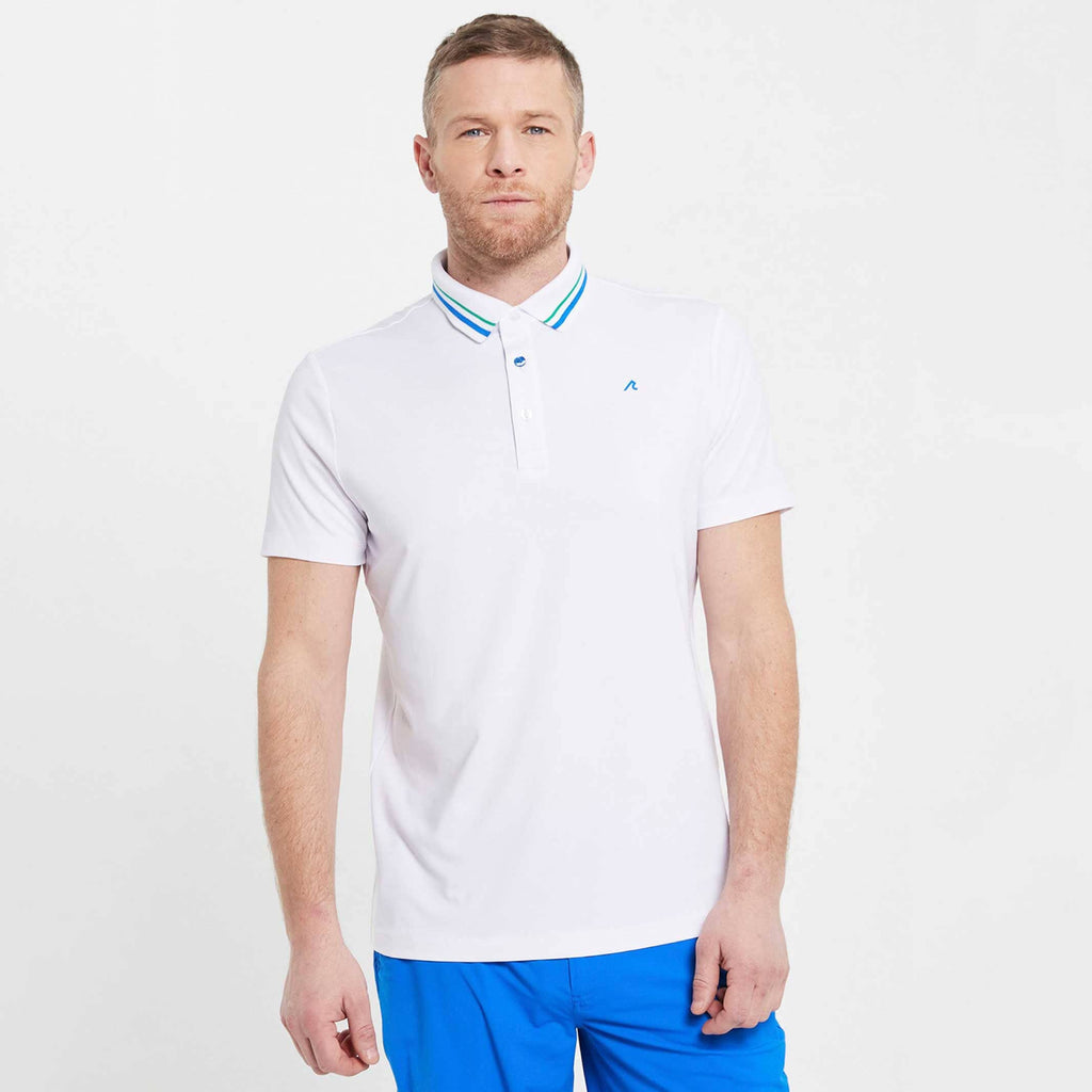Redvanly Cadman Polo in Bright White Polo- Ledbury