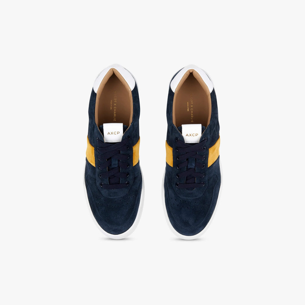 Ascot X Charlie Navy Carbon Sneakers Footwear- Ledbury