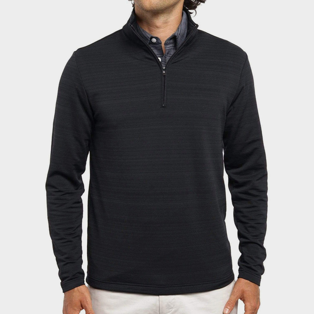 Criquet Heather Black Performance Pullover Pullover- Ledbury