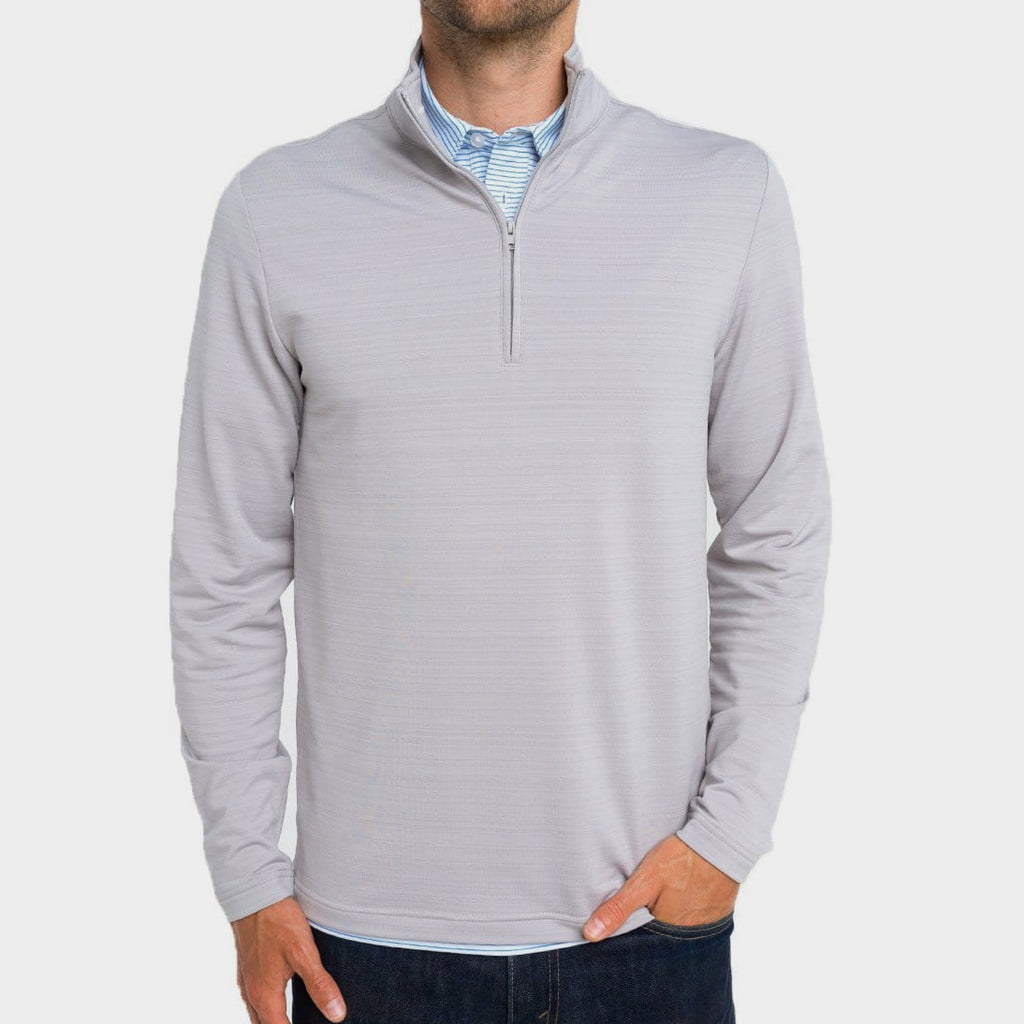 Criquet Heather Gray Performance Pullover Pullover- Ledbury