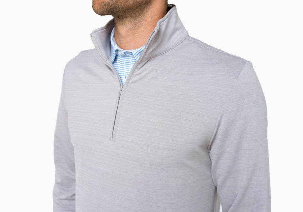 Criquet Heather Gray Performance Pullover Pullover- Ledbury