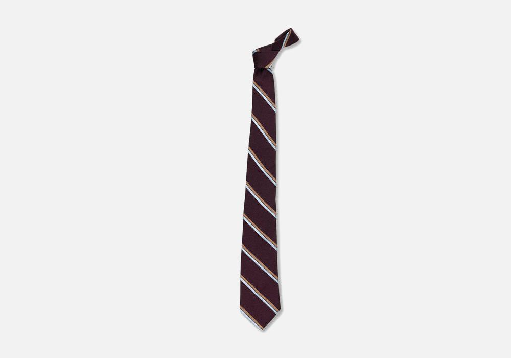 The Currant Rochelle Stripe Tie Tie- Ledbury