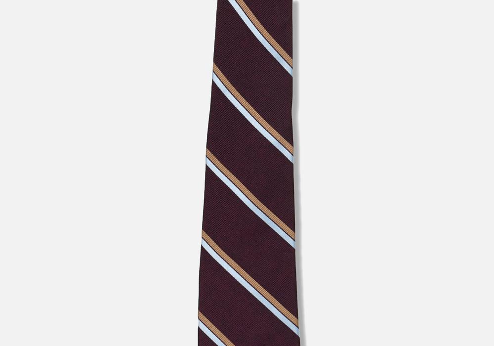 The Currant Rochelle Stripe Tie Tie- Ledbury