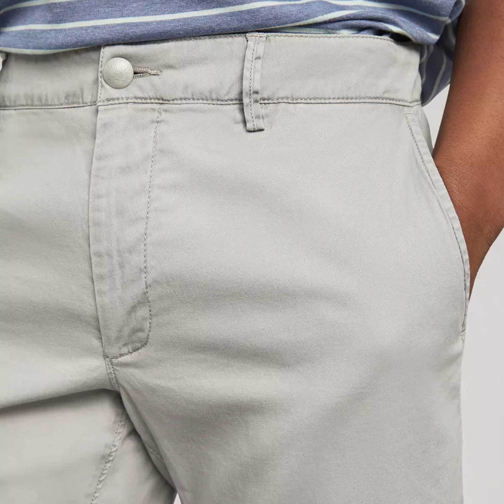Faherty Fog Grey Island Life Short 8" Shorts- Ledbury