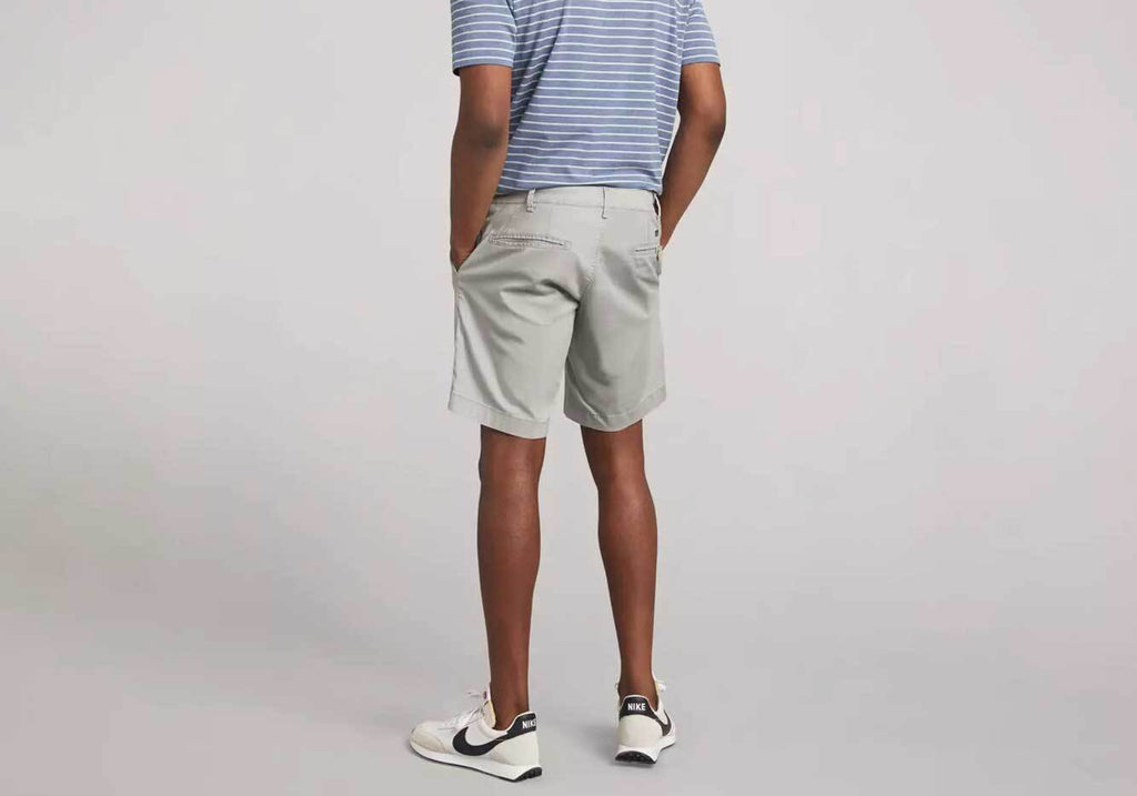 Faherty Fog Grey Island Life Short 8" Shorts- Ledbury