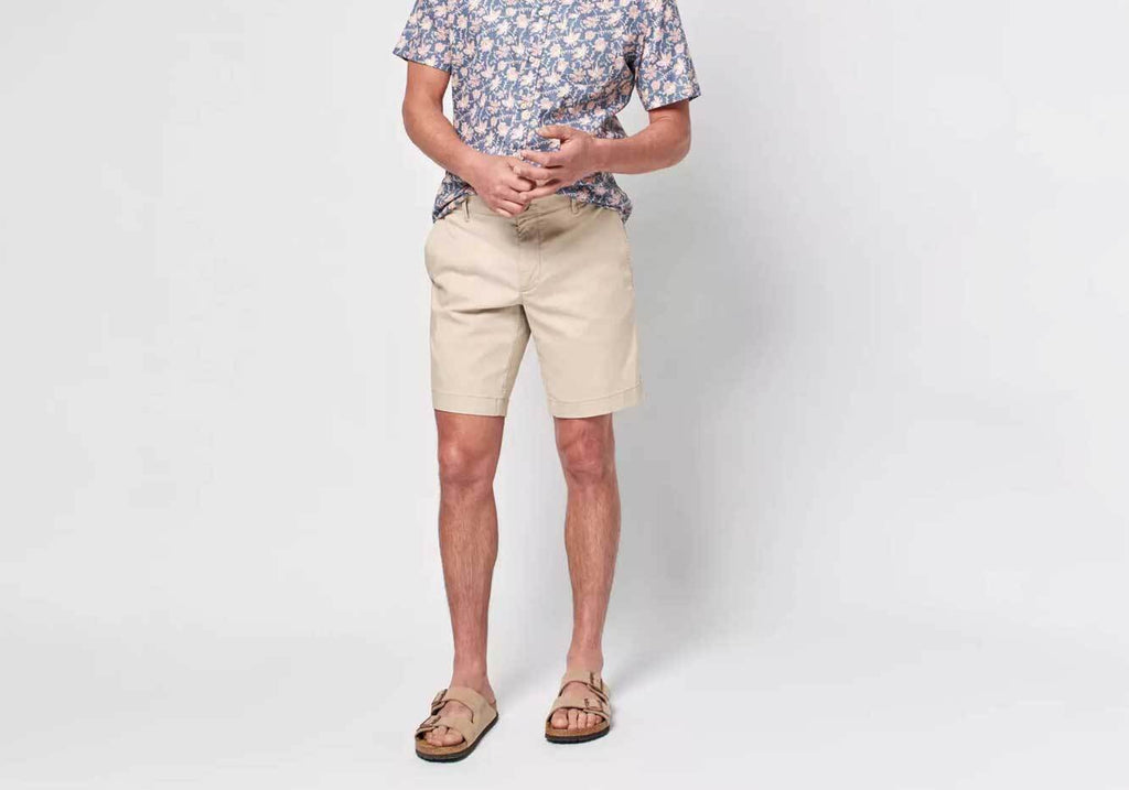 Faherty Khaki Island Life Short 8" Shorts- Ledbury