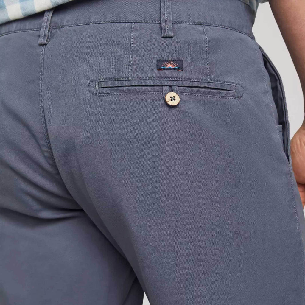 Faherty Vintage Navy Island Life Short 8" Shorts- Ledbury