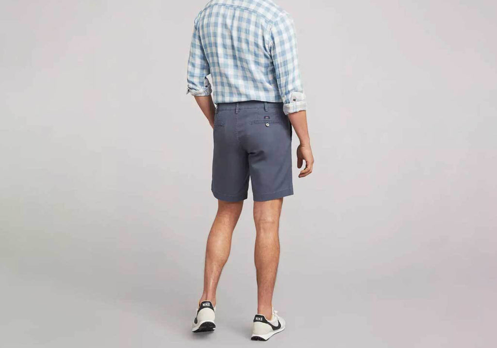 Faherty Vintage Navy Island Life Short 8" Shorts- Ledbury