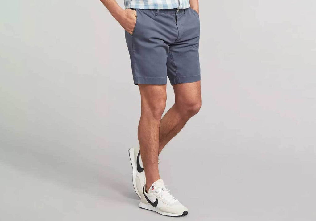 Faherty Vintage Navy Island Life Short 8" Shorts- Ledbury