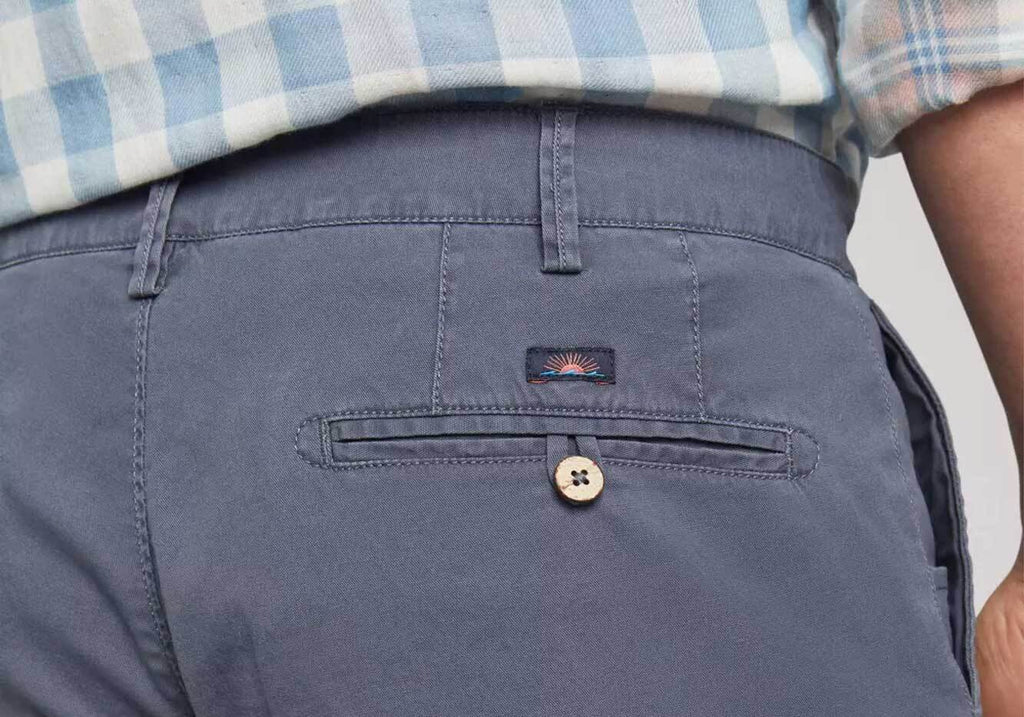 Faherty Vintage Navy Island Life Short 8" Shorts- Ledbury