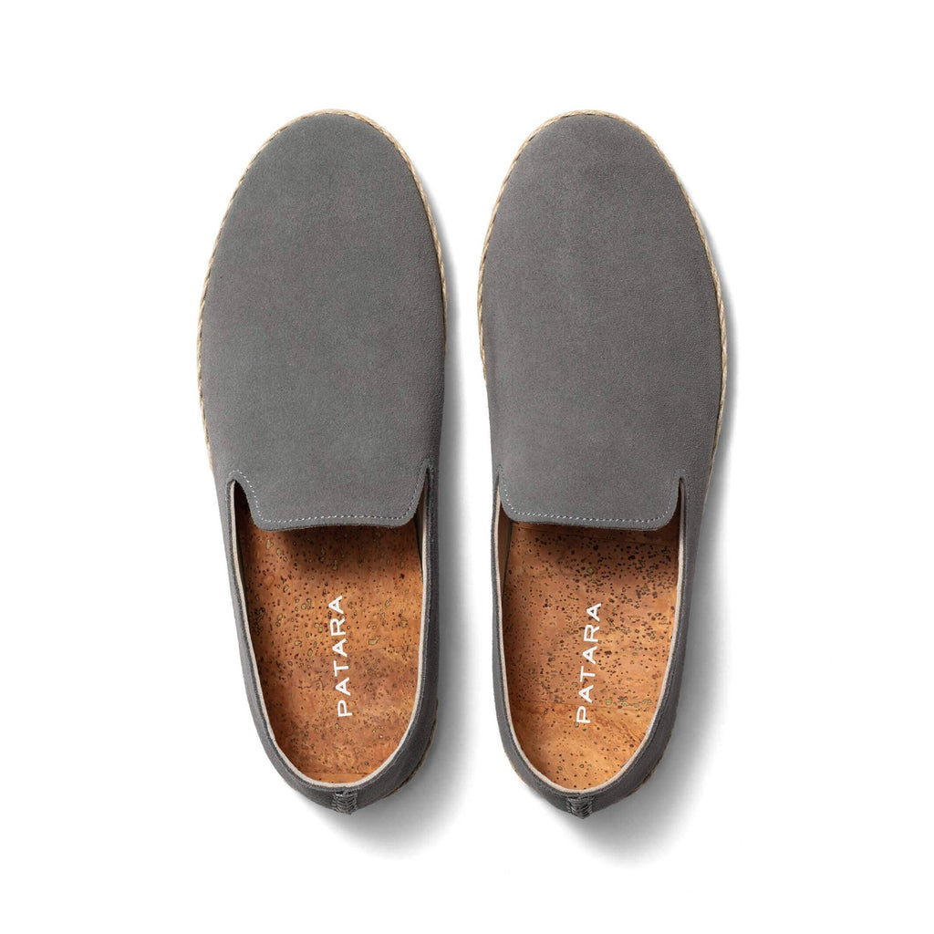 Patara Gray Smoking Slipper Footwear- Ledbury