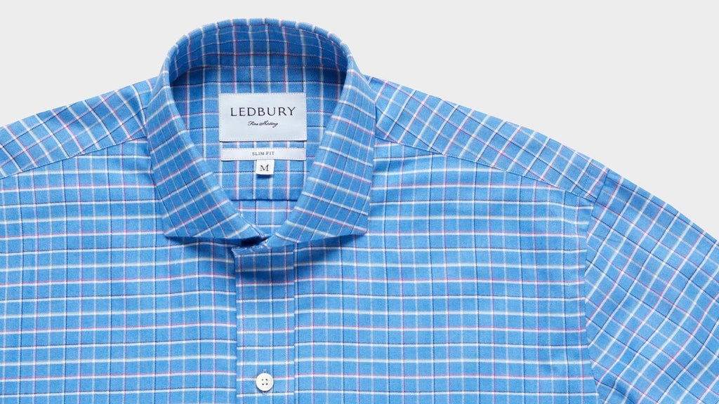 The Blue Herndon Check Casual Shirt Casual Shirt- Ledbury