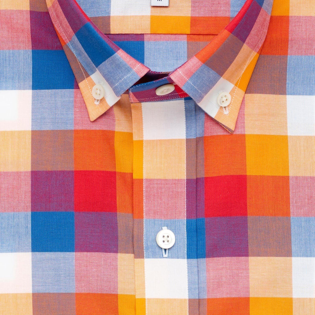 The Blue Ingold Gingham Casual Shirt Casual Shirt- Ledbury