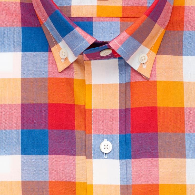 The Blue Ingold Gingham Casual Shirt Casual Shirt- Ledbury